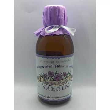 Hidegen sajtolt 100%-os mákolaj 200ml