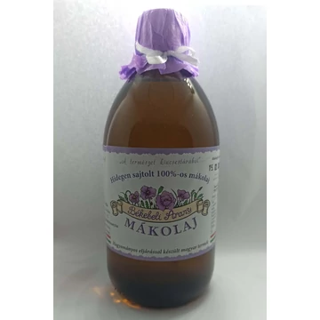 Hidegen sajtolt 100%-os mákolaj 500ml