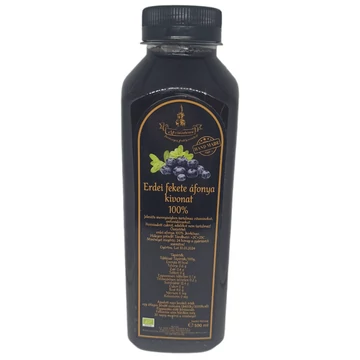 Erdélyi Erdei fekete áfonya kivonat 100% - 500 ml (Hidegen préselt)