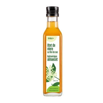 Erdélyi Szűretlen almaecet bodzavirággal 250ml (100 % természetes) 