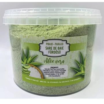 Parajdi fürdősó 5 kg Aloe Vera (Vödrös)