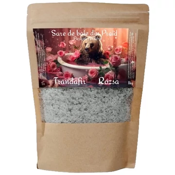 Biobear Rózsa - Parajdi fürdősó 1 kg 