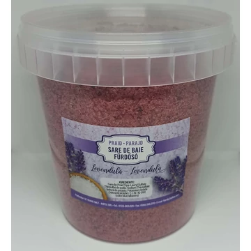 Parajdi fürdősó 1 kg Levendula (Vödrös)