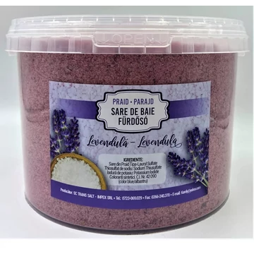 Parajdi fürdősó 5 kg Levendula (Vödrös)