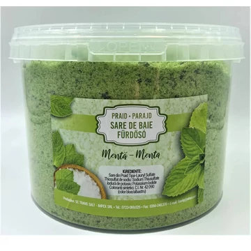 Parajdi fürdősó 5 kg Menta (Vödrös)