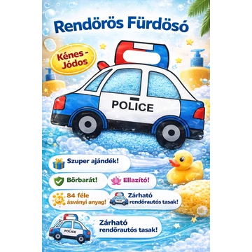 Parajdi fürdősó 1 kg Kénes - Jódos– Rendőrautós tasakban