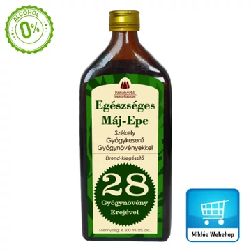 Egészséges Máj – Epe Székely Gyógykeserű 500ml (Székelyföldi Mesterbalzsam)