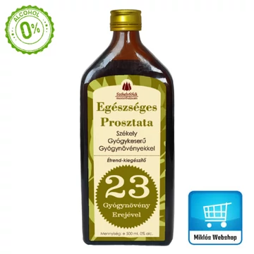 Egészséges Prosztata – Székely Gyógykeserű 500ml (Székelyföldi Mesterbalzsam)