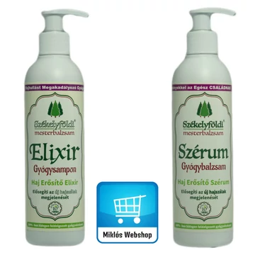 Hajregeneráló Gyógysampon 250 ml + Hajnövesztő, Fiatalító Balzsam 250 ml  (Székelyföldi Mesterbalzsam)