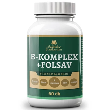 Székely Patikárium B-komplex +FOLSAV Kapszula – 60 darabos
