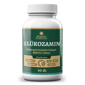 Székely Patikárium - Glükozamin Kondroitin Kollagén MSM D+C-vitamin – 60 darabos
