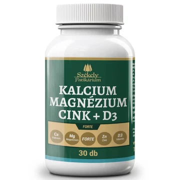Székely Patikárium KÁLCIUM MAGNÉZIUM – CINK – D3 FORTE – 30 darabos
