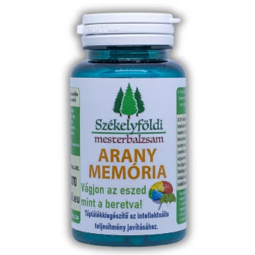 Székelyföldi Mesterbalzsam Arany Memória Kapszula - 90gr ( 60db kapszula )