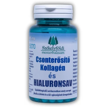 Székelyföldi Mesterbalzsam Csonterősítő Kollagén és Hialuronsav Kapszula - ( 60db kapszula ) 