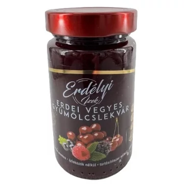 Erdélyi Ízek -  Erdei vegyes gyümölcslekvár 370g - 70%-os gyümölcstartalommal