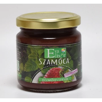 Éva Elixír Szamóca lekvár cukormentes 230g (Kézműves lekvár)