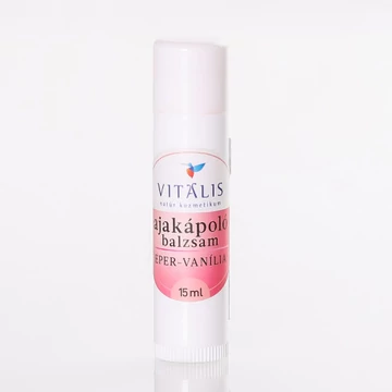 Vitalis ajakápoló balzsam Eper - Vanília 15ml