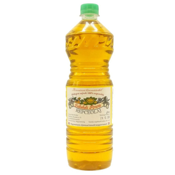 Hidegen sajtolt 100%-os Repceolaj 1L