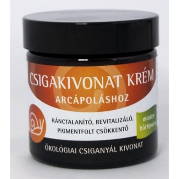 Csiga kivonatos regeneráló arckrém - 60ml