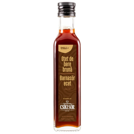Erdélyi Szűretlen Csíki barna sör ecet 250ml (100 % természetes)