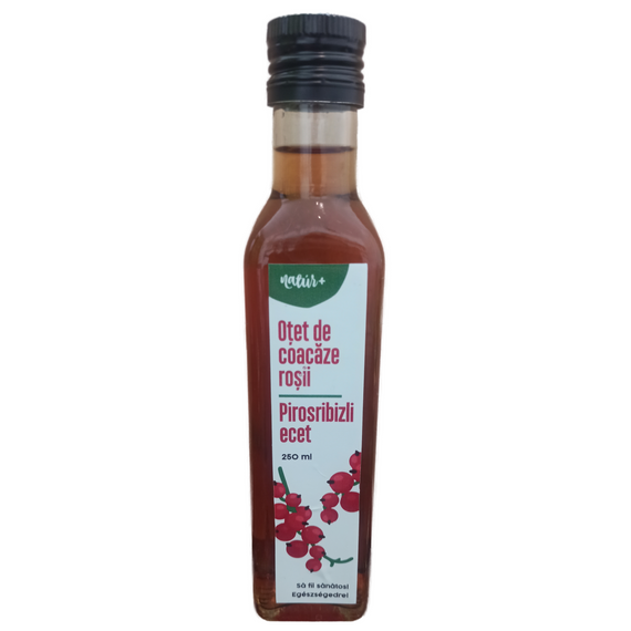 Erdélyi Szűretlen piros ribizli ecet 250ml (100 % természetes)