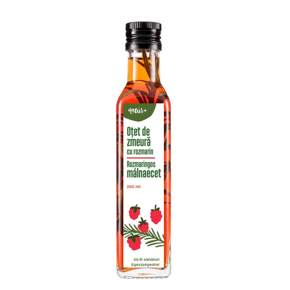 Erdélyi Szűretlen Rozmaringos málnaecet 250ml (100 % természetes)
