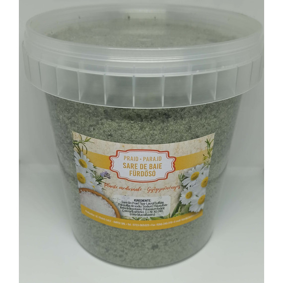 Parajdi fürdősó 1 kg Gyógynövényes (Vödrös)