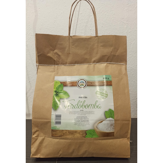 Parajdi mentás fürdőbomba - 5kg