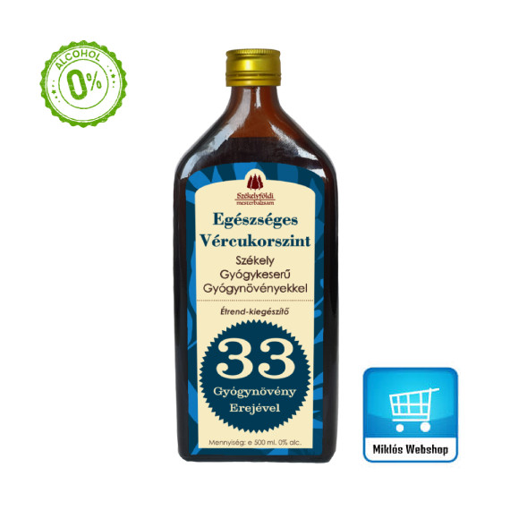 Egészséges Vércukorszint – Székely Gyógykeserű 500ml