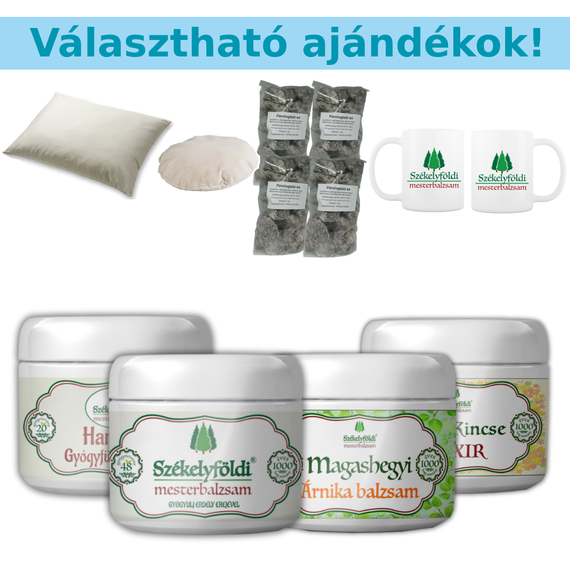 3 Szabadon választott gyógynövényes balzsam 250ml/db + 1 Választható ajándék