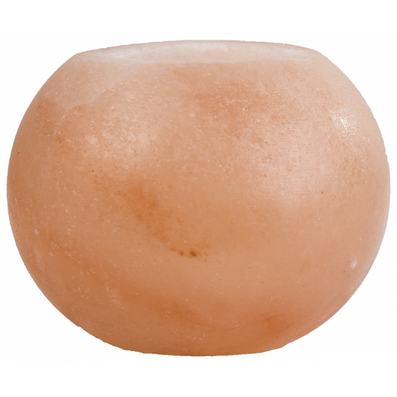 Himalája hegyi sókristály mécses tartó, KÖR ALAKÚ 1- 1,5 kg