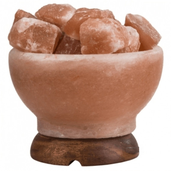 Himalája hegyi sólámpa Tűz tál alakú 3-3.5 kg