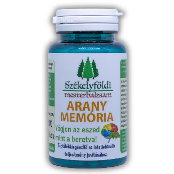 Székelyföldi Mesterbalzsam Arany Memória Kapszula - 90gr ( 60db kapszula )