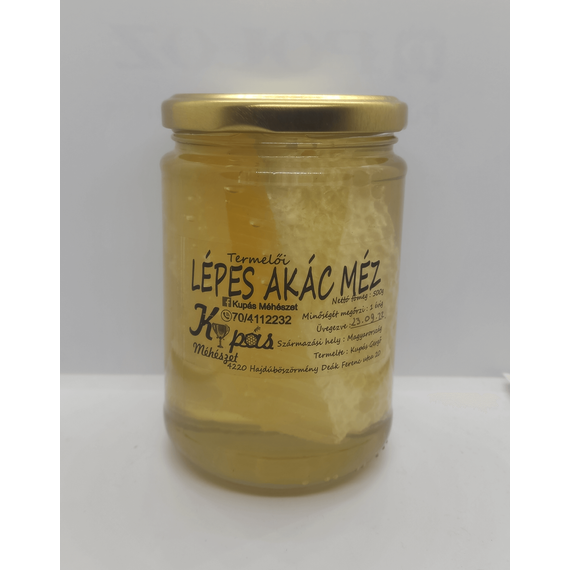 Lépes akác méz 500g