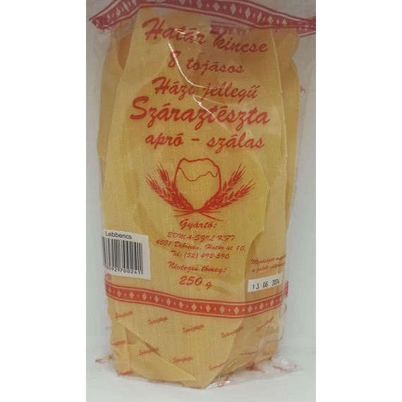 Lebbencs 8 tojásos száraztészta 250 g