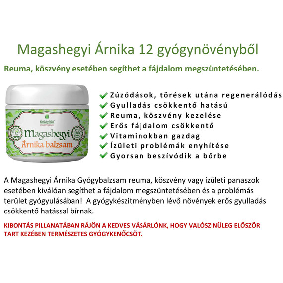 Magashegyi ÁRNIKA Balzsam 250ml
