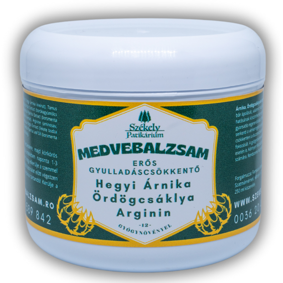 Medvebalzsam – Erős gyulladáscsökkentő gél 250 ml - Székely Patikárium