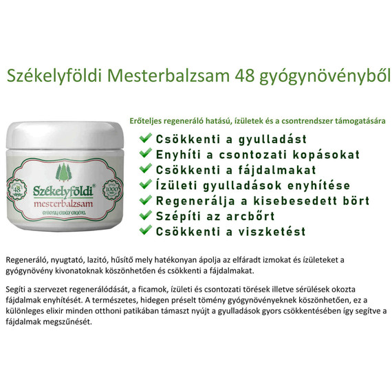 Székelyföldi Mesterbalzsam 250ml