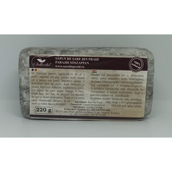 Parajdi sószappan 220g
