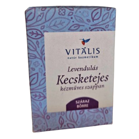Vitalis Levendulás Kecsketejes kézműves szappan 115g (Száraz bőrre)
