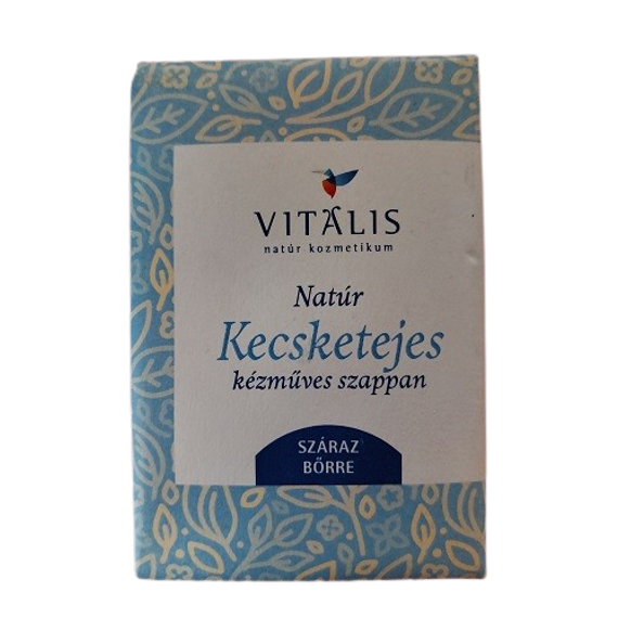 Vitalis Natúr Kecsketejes kézműves szappan 115g (Száraz bőrre)