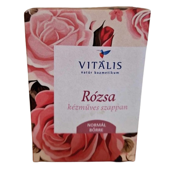 Vitalis Rózsa kézműves szappan 115g (Normál bőrre) Vitalis Rózsa kézműves szappan 115g (Normál bőrre)
