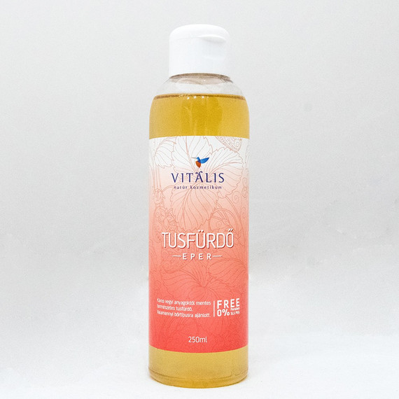 Vitalis Természetes Tusfürdő Eper 250ml