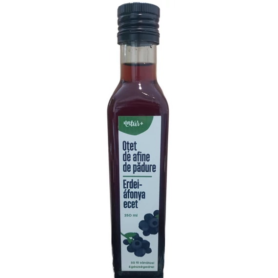 Erdélyi Szűretlen erdei áfonya ecet 250ml (100 % természetes) 