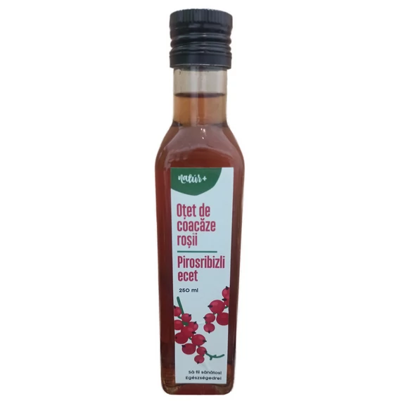 Erdélyi Szűretlen piros ribizli ecet 250ml (100 % természetes) 