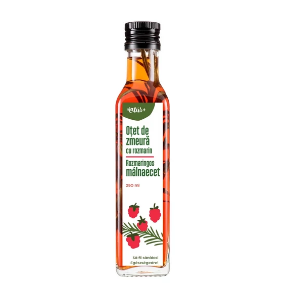 Erdélyi Szűretlen Rozmaringos málnaecet 250ml (100 % természetes)