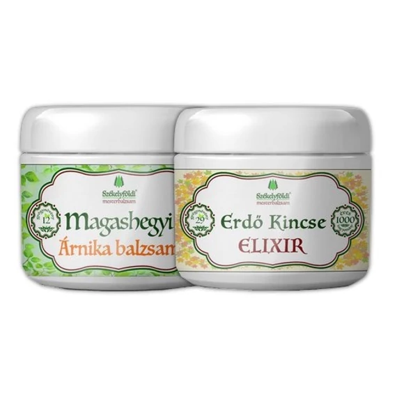 1 Erdő Kincse ELIXIR és 1 Magashegyi ÁRNIKA Balzsam – 250ml/db 