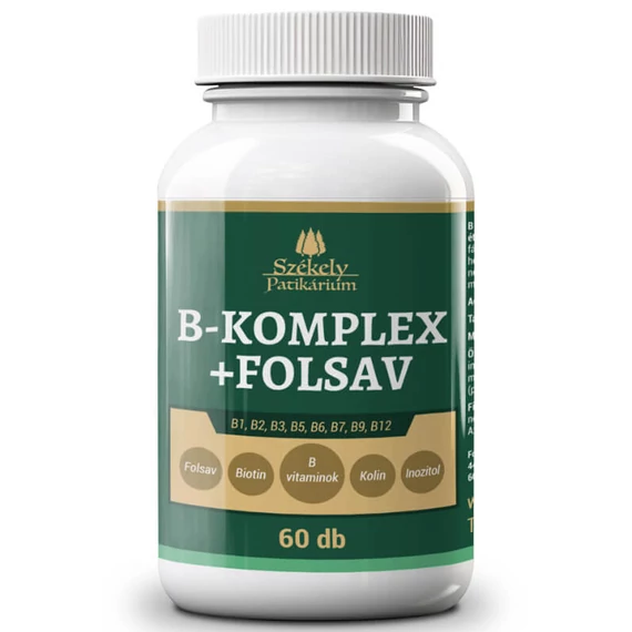 Székely Patikárium B-komplex +FOLSAV Kapszula – 60 darabos