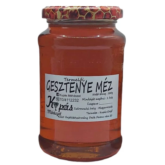 Gesztenyeméz 500g