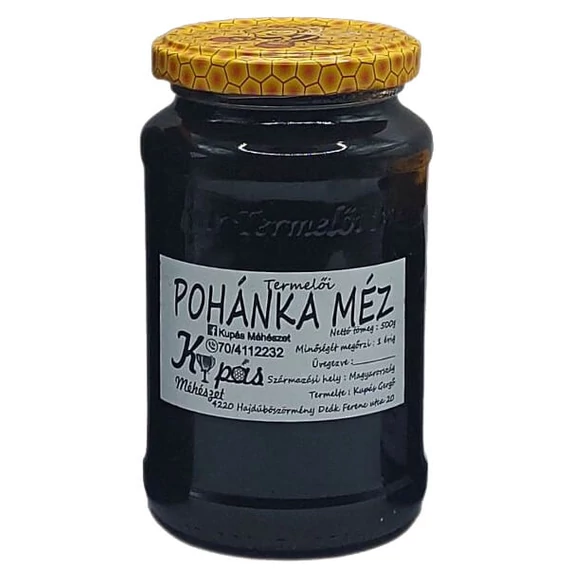 Pohánka méz 500g (Hajdina méz)
